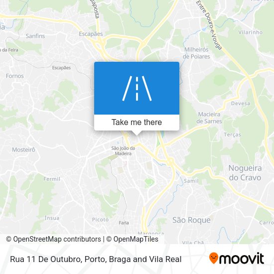 Rua 11 De Outubro mapa