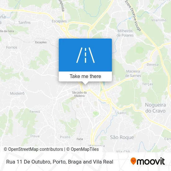 Rua 11 De Outubro map