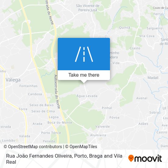 Rua João Fernandes Oliveira mapa