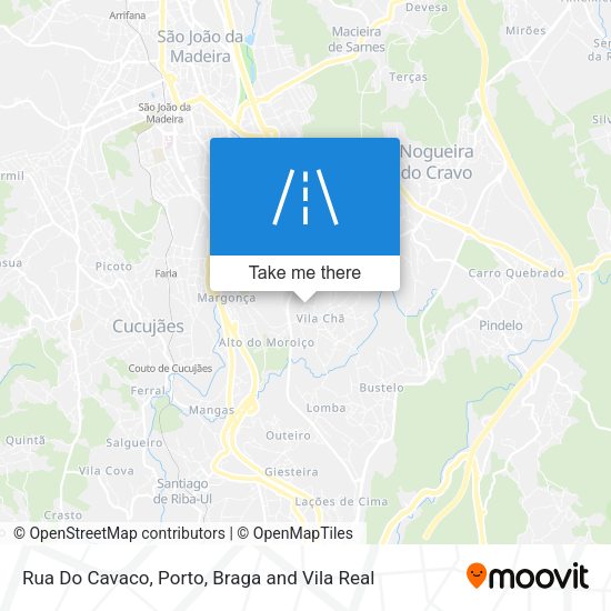 Rua Do Cavaco map