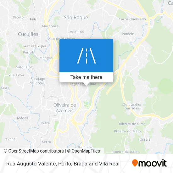 Rua Augusto Valente map