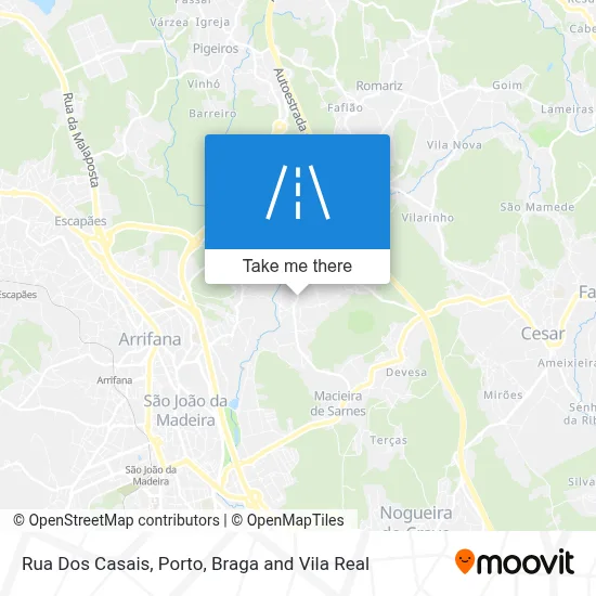 Rua Dos Casais map