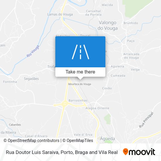 Rua Doutor Luis Saraiva mapa