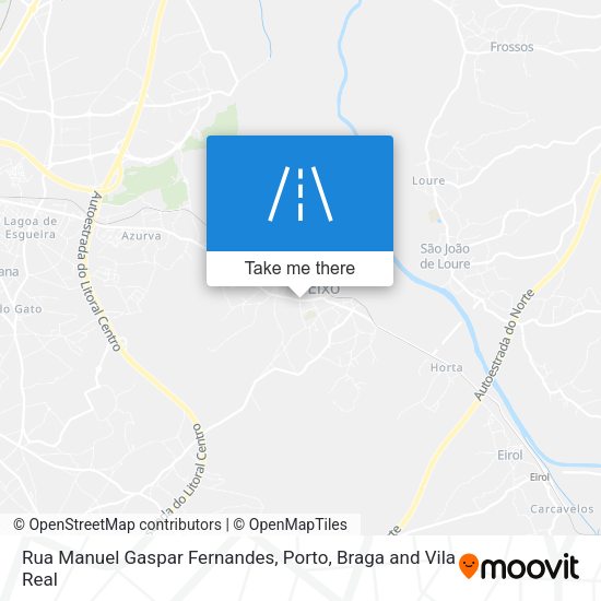 Rua Manuel Gaspar Fernandes map