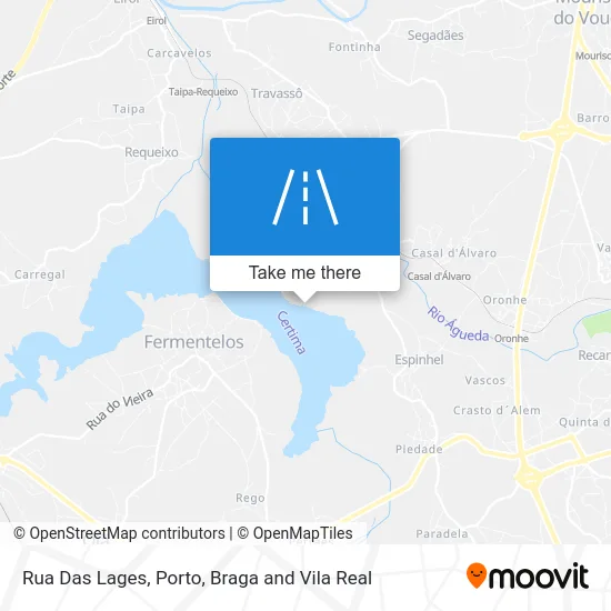 Rua Das Lages map