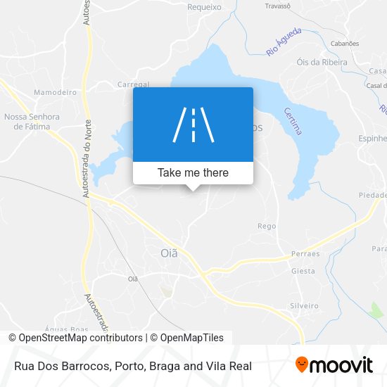 Rua Dos Barrocos mapa
