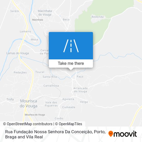 Rua Fundação Nossa Senhora Da Conceição mapa