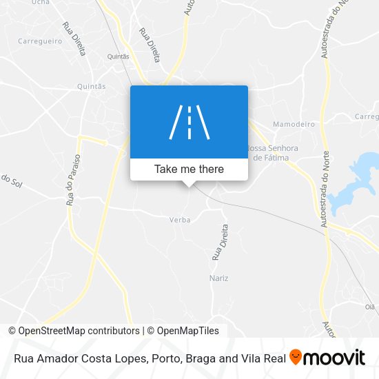 Rua Amador Costa Lopes map