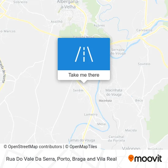 Rua Do Vale Da Serra map