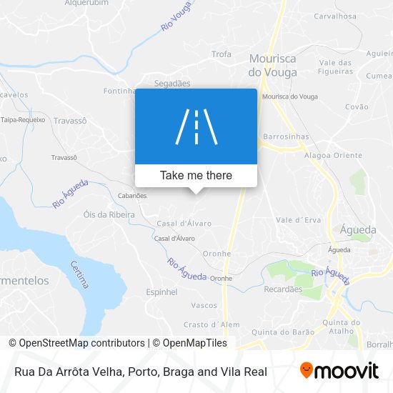 Rua Da Arrôta Velha map