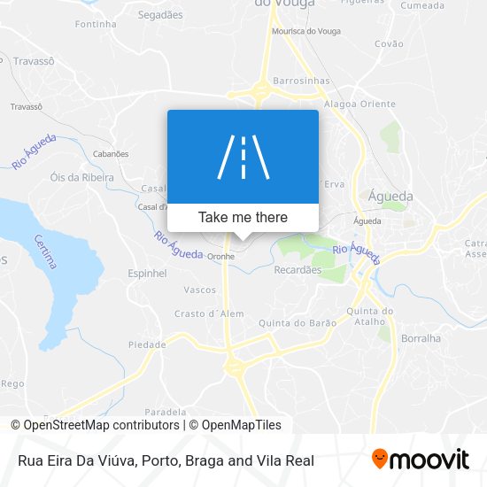Rua Eira Da Viúva mapa