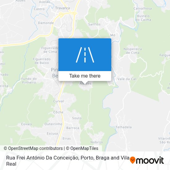 Rua Frei António Da Conceição map