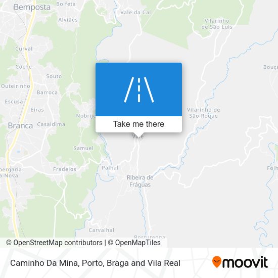 Caminho Da Mina mapa