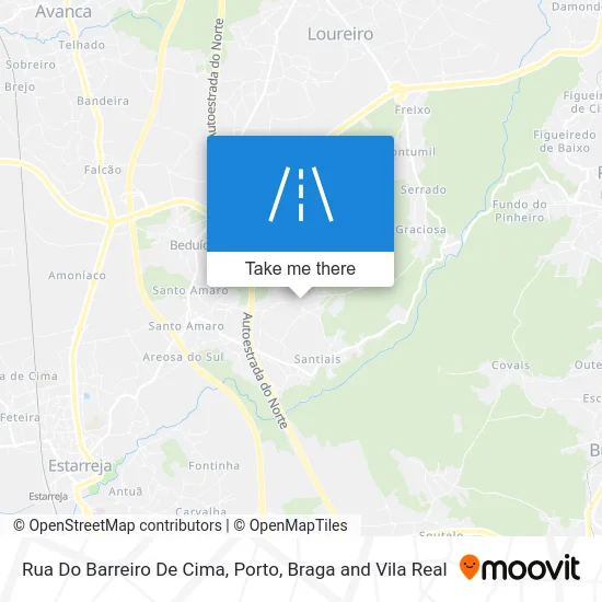 Rua Do Barreiro De Cima map