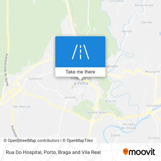 Rua Do Hospital map
