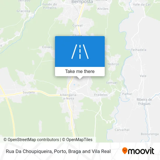 Rua Da Choupiqueira map
