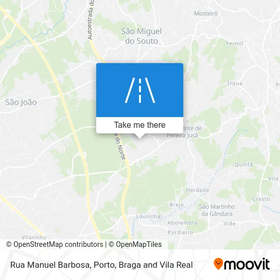 Rua Manuel Barbosa map