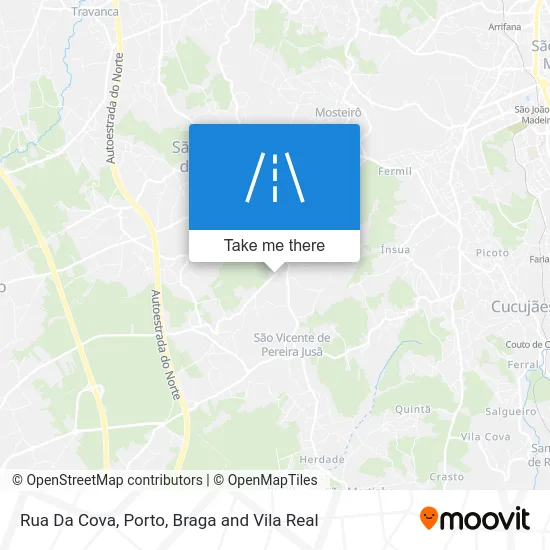 Rua Da Cova map