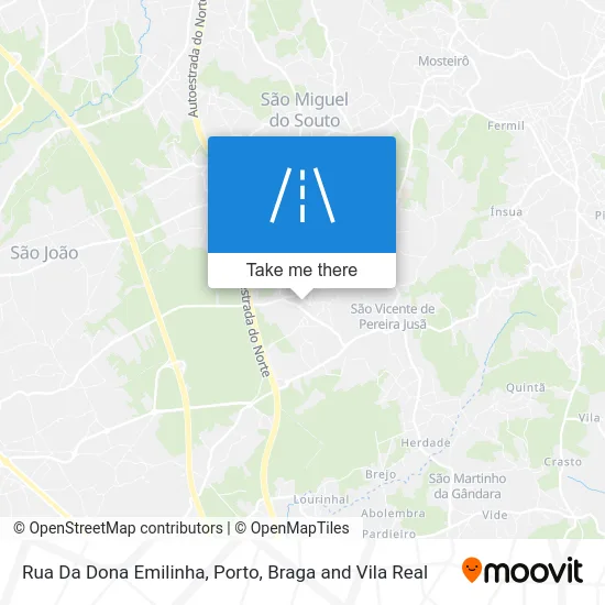 Rua Da Dona Emilinha map