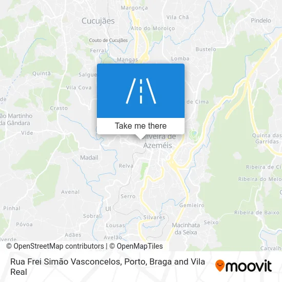 Rua Frei Simão Vasconcelos map