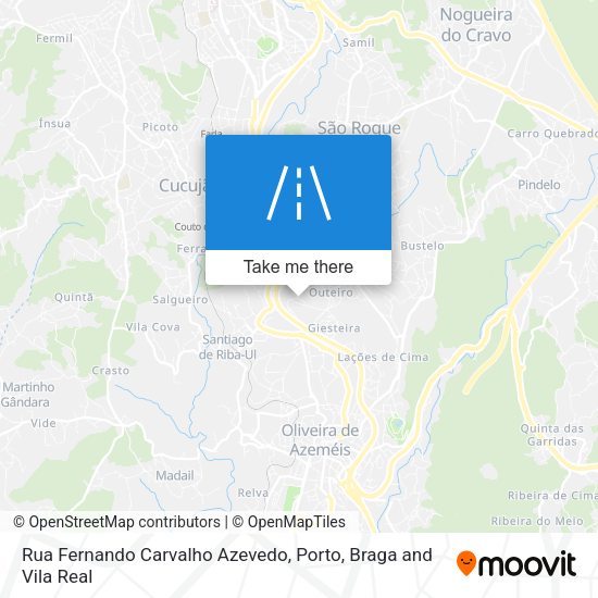 Rua Fernando Carvalho Azevedo mapa