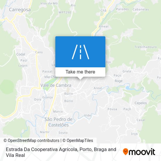 Estrada Da Cooperativa Agrícola map