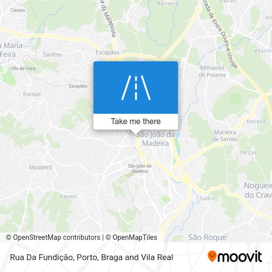 Rua Da Fundição mapa