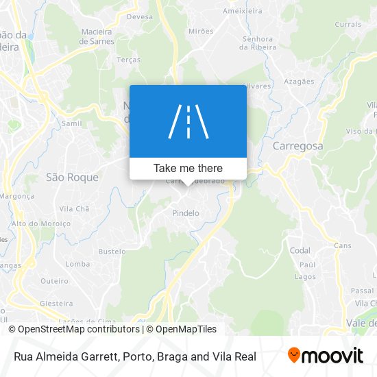 Rua Almeida Garrett map