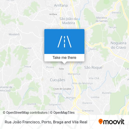 Rua João Francisco map