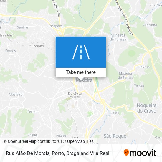 Rua Alão De Morais map