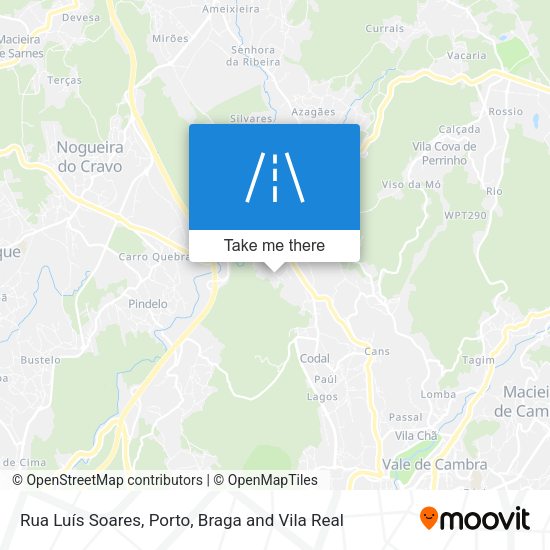 Rua Luís Soares mapa