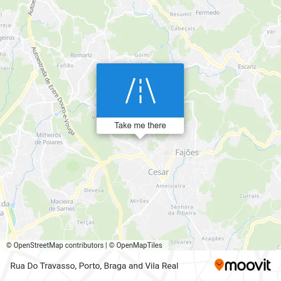 Rua Do Travasso map