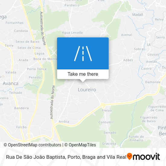 Rua De São João Baptista map