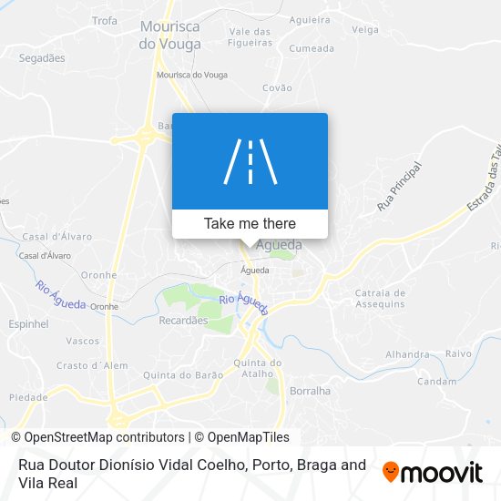 Rua Doutor Dionísio Vidal Coelho mapa