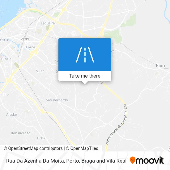 Rua Da Azenha Da Moita map