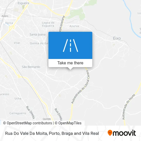Rua Do Vale Da Moita map