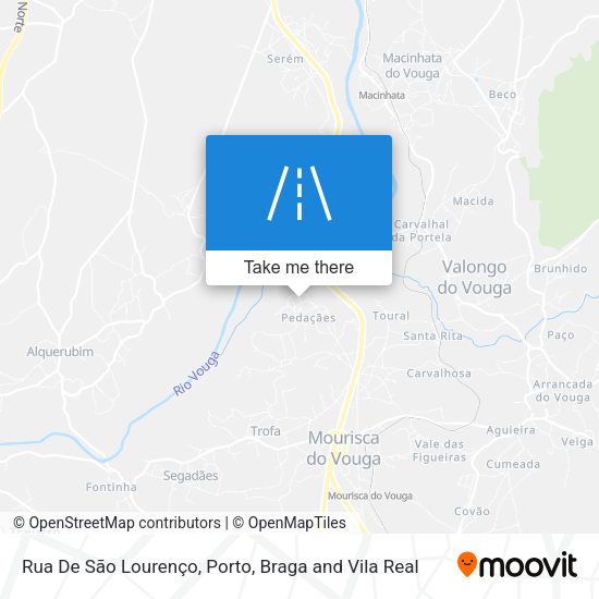 Rua De São Lourenço map