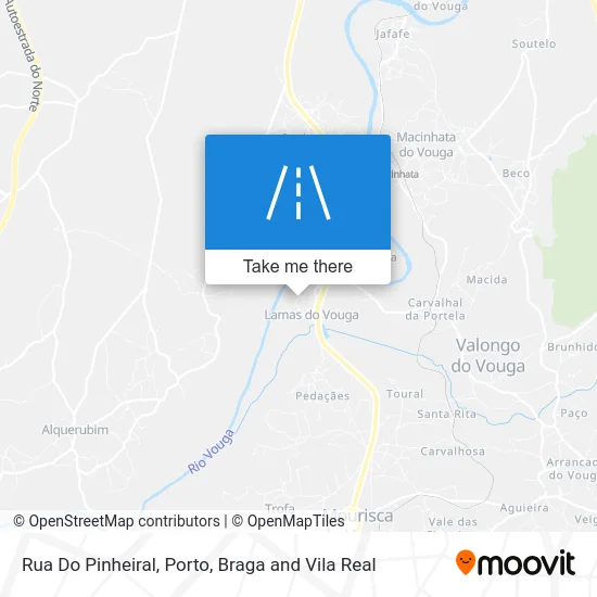 Rua Do Pinheiral map