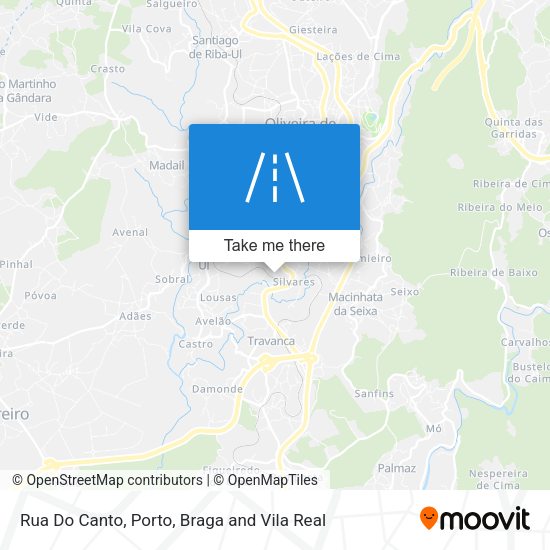 Rua Do Canto map