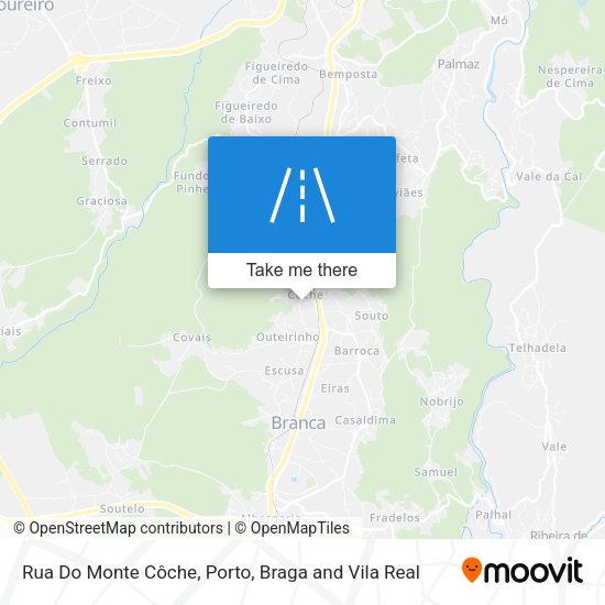 Rua Do Monte Côche map