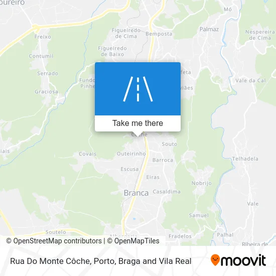 Rua Do Monte Côche map
