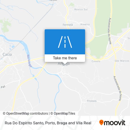 Rua Do Espírito Santo map