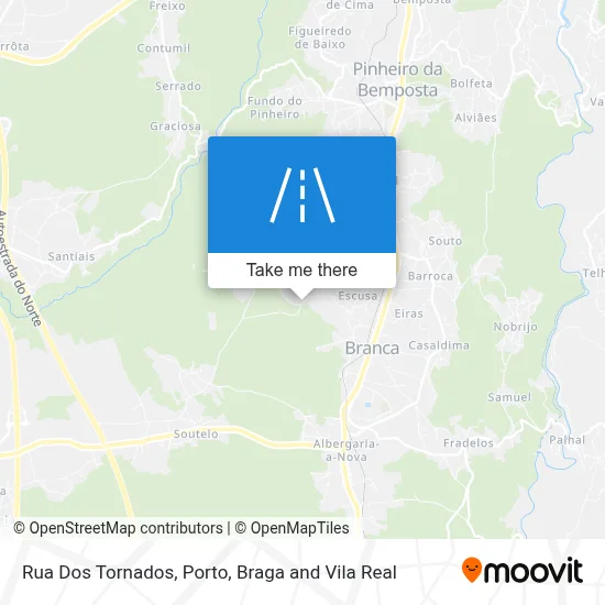 Rua Dos Tornados map