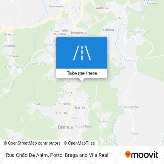 Rua Chão De Além mapa