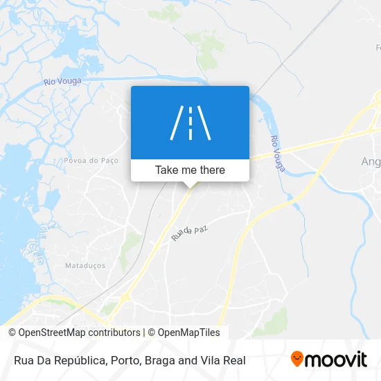 Rua Da República map
