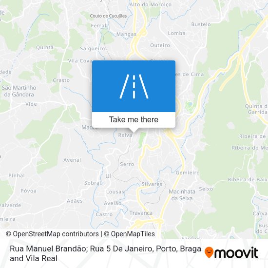 Rua Manuel Brandão; Rua 5 De Janeiro mapa