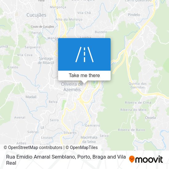 Rua Emídio Amaral Semblano mapa
