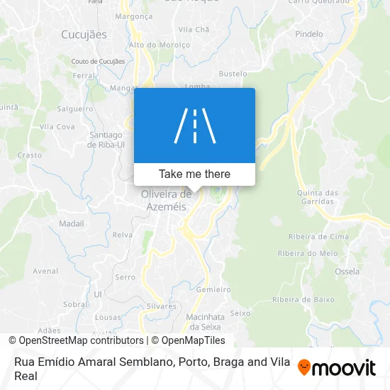 Rua Emídio Amaral Semblano map
