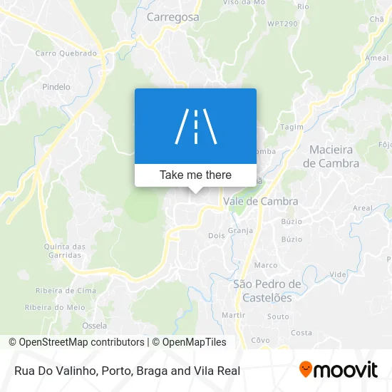 Rua Do Valinho map
