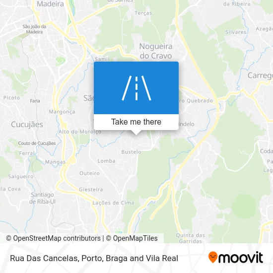 Rua Das Cancelas map